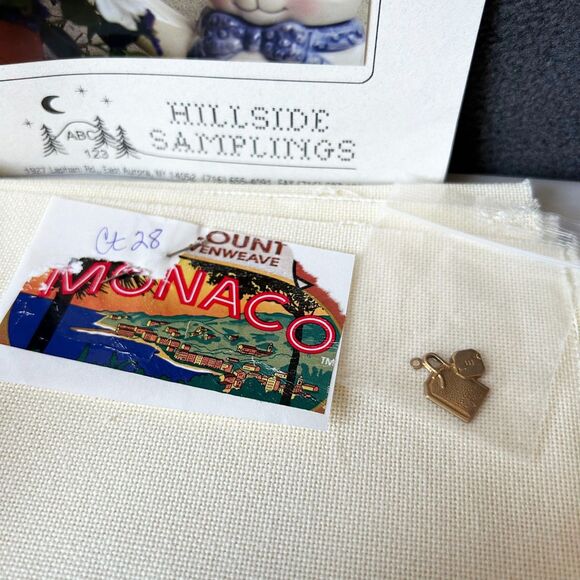 Tea for Thee with Teabag Charm Counted Cross Stitch Kit Hillside Samplings - Picture 4 of 4